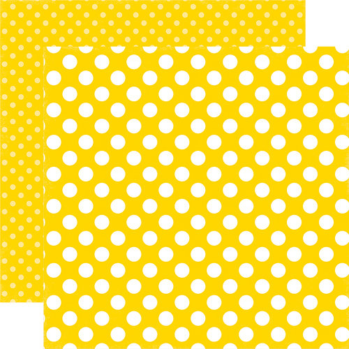 Echo Park - Dots and Stripes Collection - Summer - 12 x 12 Double Sided Paper - Submarine Dot
