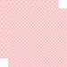 Echo Park - Dots and Stripes Collection - Spring - 12 x 12 Double Sided Paper - Strawberry Dot