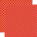 Echo Park - Dots and Stripes Collection - Summer - 12 x 12 Double Sided Paper - Lifeguard Dot