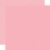Echo Park - Dots and Stripes Collection - 12 x 12 Double Sided Paper - Pink