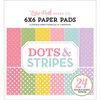 Echo Park - Dots and Stripes Collection - 6 x 6 Paper Pad - Spring
