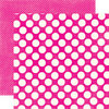 Echo Park - Candy Shoppe Dots and Stripes Collection - 12 x 12 Double Sided Paper - Watermelon Large Dot
