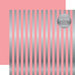 Echo Park - Dots and Stripes Collection - Silver Foil Stripe - 12 x 12 Double Sided Paper - Pink