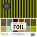 Echo Park - Dots and Stripes Collection - Black Foil Stripe - Halloween - 12 x 12 Collection Kit