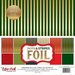 Echo Park - Dots and Stripes Collection - Christmas Gold Foil Stripe - 12 x 12 Collection Kit