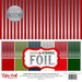 Echo Park - Dots and Stripes Collection - Christmas Silver Foil Combo - 12 x 12 Collection Kit
