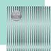 Echo Park - Dots and Stripes Collection - Silver Foil Stripe - 12 x 12 Double Sided Paper - Arctic