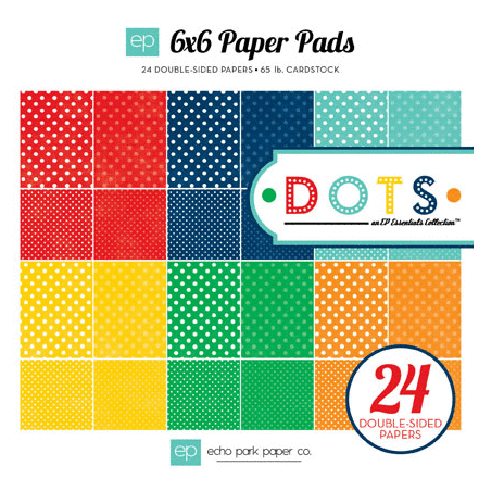 Echo Park - Homefront Dots and Stripes Collection Homefront - 6 x 6 Paper Pad