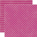 Echo Park - Jewels Dots and Stripes Collection - 12 x 12 Double Sided Paper - Amethyst Small Dot