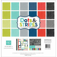 Echo Park - Metropolitan Dots and Stripes Collection - 12 x 12 Collection Kit