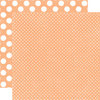 Echo Park - Neapolitan Dots and Stripes Collection - 12 x 12 Double Sided Paper - Peaches and Cream Tiny Dot