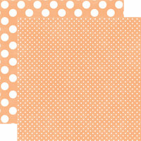 Echo Park - Neapolitan Dots and Stripes Collection - 12 x 12 Double Sided Paper - Peaches and Cream Tiny Dot