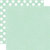 Echo Park - Neapolitan Dots and Stripes Collection - 12 x 12 Double Sided Paper - Mint Tiny Dot