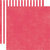 Echo Park - Soda Fountain Dots and Stripes Collection - 12 x 12 Double Sided Paper - Strawberry Tiny Dot