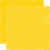 Echo Park - Dots Collection - 12 x 12 Double Sided Paper - Lemon Drop Small Dots