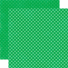 Echo Park - Dots Collection - 12 x 12 Double Sided Paper - Grass Small Dots