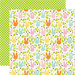 Echo Park - Easter Collection - 12 x 12 Double Sided Paper - Field of Cottontails
