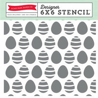 Echo Park - Easter Collection - 6 x 6 Stencil - Easter Eggs