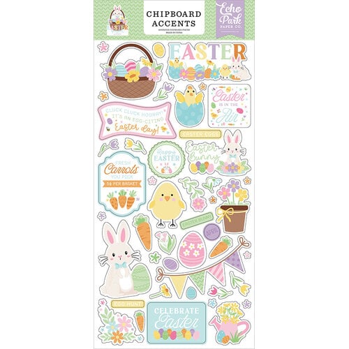 Echo Park - Easter Basket Collection - Chipboard Embellishments - Accents