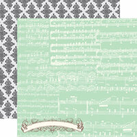 Echo Park - Everyday Eclectic Collection - 12 x 12 Double Sided Paper - Music Notes