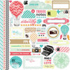 Echo Park - Everyday Eclectic Collection - 12 x 12 Cardstock Stickers - Elements