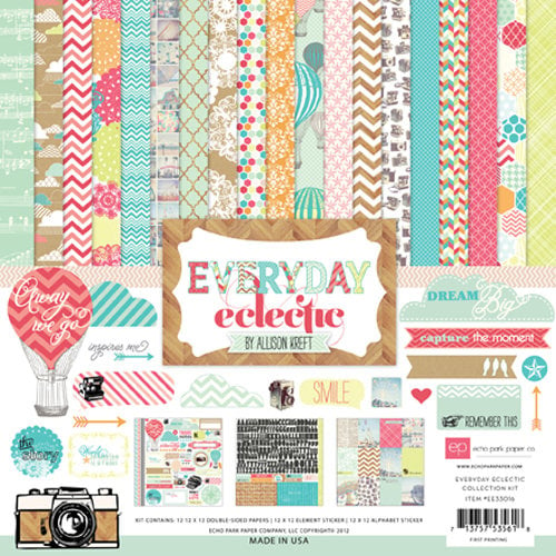 Echo Park - Everyday Eclectic Collection - 12 x 12 Collection Kit