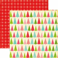 Echo Park - Everybody Loves Christmas Collection - 12 x 12 Double Sided Paper - Trim the Tree, CLEARANCE
