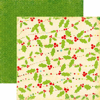 Echo Park - Everybody Loves Christmas Collection - 12 x 12 Double Sided Paper - Garland, CLEARANCE