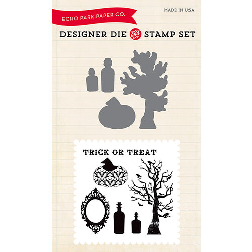 Echo Park - Designer Die and Clear Acrylic Stamp Set - Apothecary