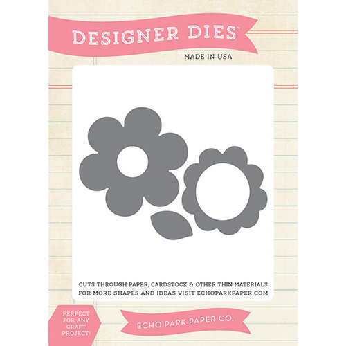 Echo Park - Fine and Dandy Collection - Designer Dies - Flower Set 2