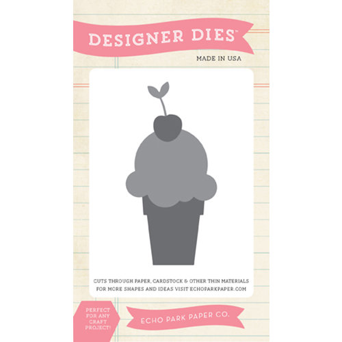 Echo Park - Children Collection - Designer Dies - Ice Cream Cone