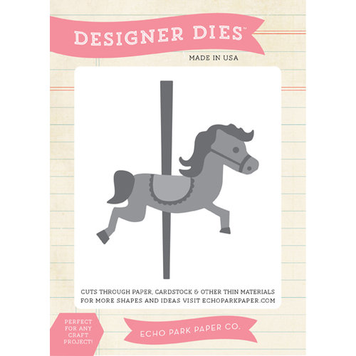 Echo Park - Children Collection - Designer Dies - Merry-Go-Round Horse