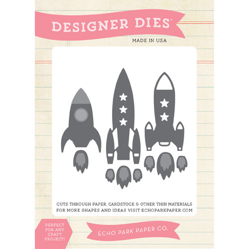 Echo Park - Designer Dies - Children Rocket Ships