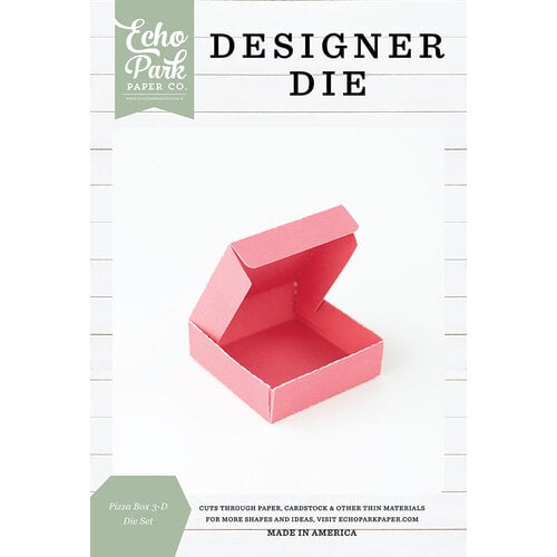Echo Park - Designer Dies - 3D Pizza Box