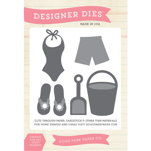 Echo Park - Summer Collection - Designer Dies - At the Beach