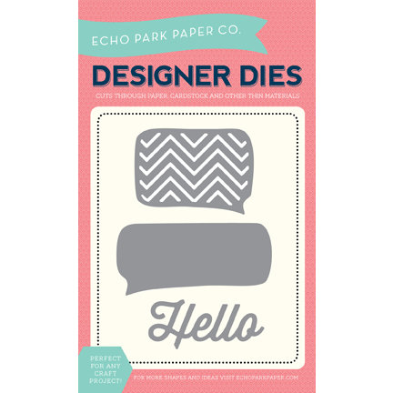 Echo Park - Designer Dies - Thought Bubbles and Hello