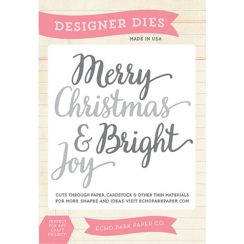 Echo Park - Designer Dies - Christmas Word