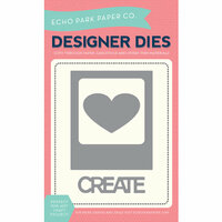 Echo Park - Designer Dies - Photo Card, Heart and Create