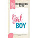 Echo Park - Designer Dies - Girl and Boy Word Set