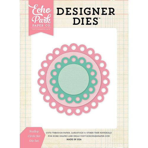 Echo Park - Designer Dies - Scallop Circle Set