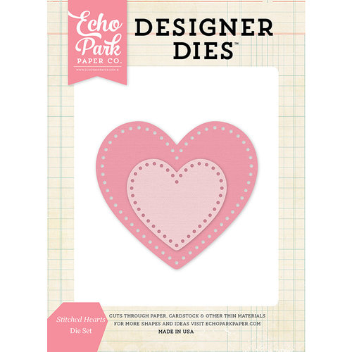 Echo Park - Designer Dies - Stitched Hearts