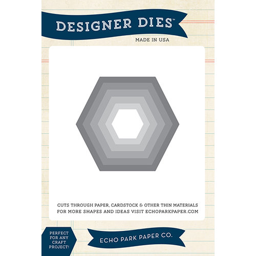 Echo Park - Designer Dies - Large - Hexagon Nesting