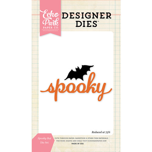 Echo Park - Halloween - Designer Dies - Spooky Bat
