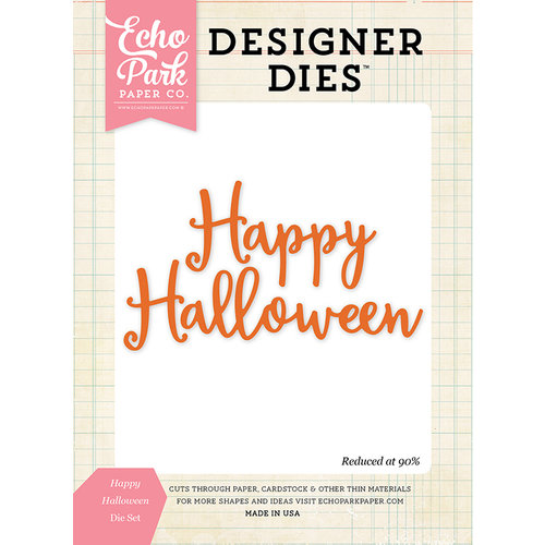 Echo Park - Designer Dies - Happy Halloween Word