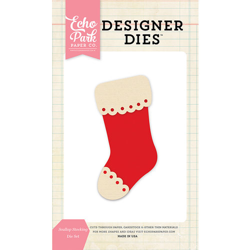 Echo Park - Christmas - Designer Dies - Scallop Stocking