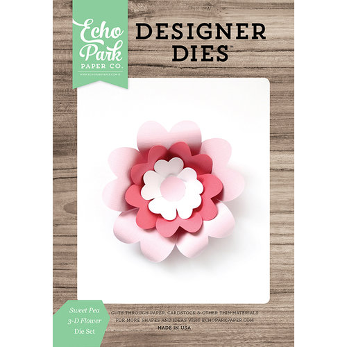 Echo Park - Party Time Collection - Designer Dies - Sweet Pea 3D Flower