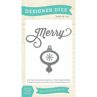 Echo Park - Christmas Cheer Collection - Designer Dies - Merry Ornament