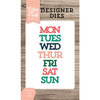 Echo Park - Daily Life Collection - Designer Dies - Days of the Week
