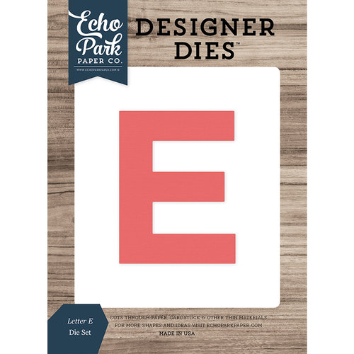 Echo Park - Designer Dies - Letter E