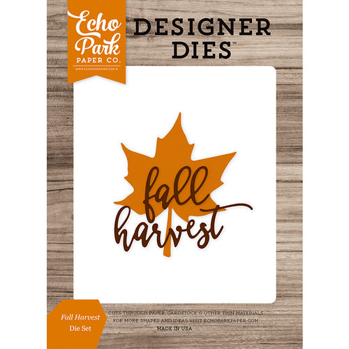 Echo Park - Harvest Season Collection - Designer Dies - Fall Harvest